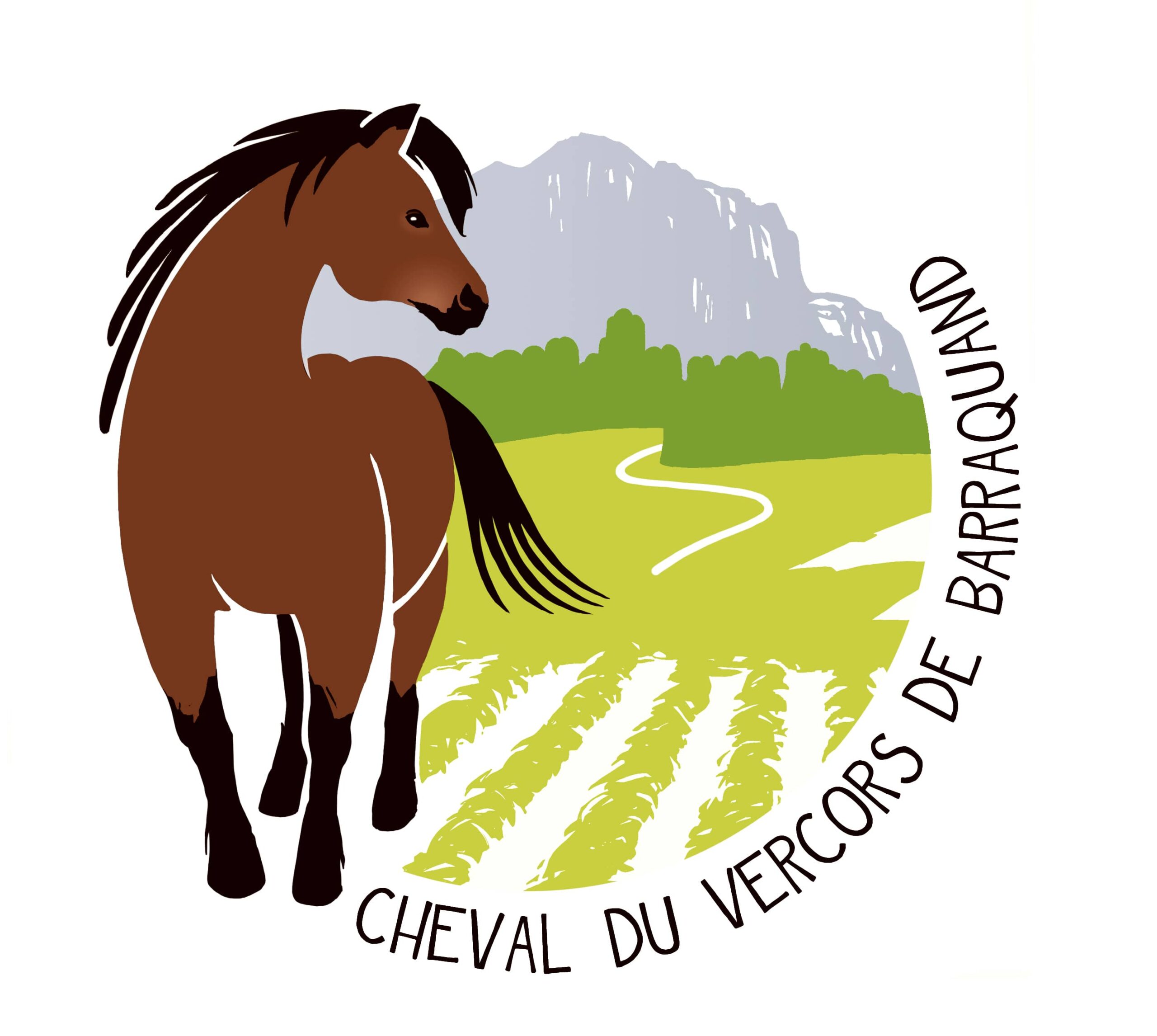 Logo - Cheval du Vercors - Margaux BERANGER